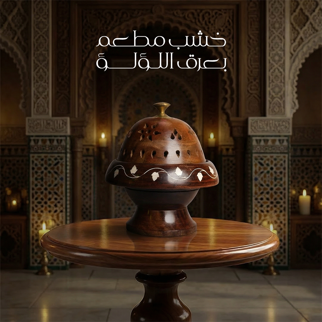 مبخرة خشب بتصميم كلاسيكي